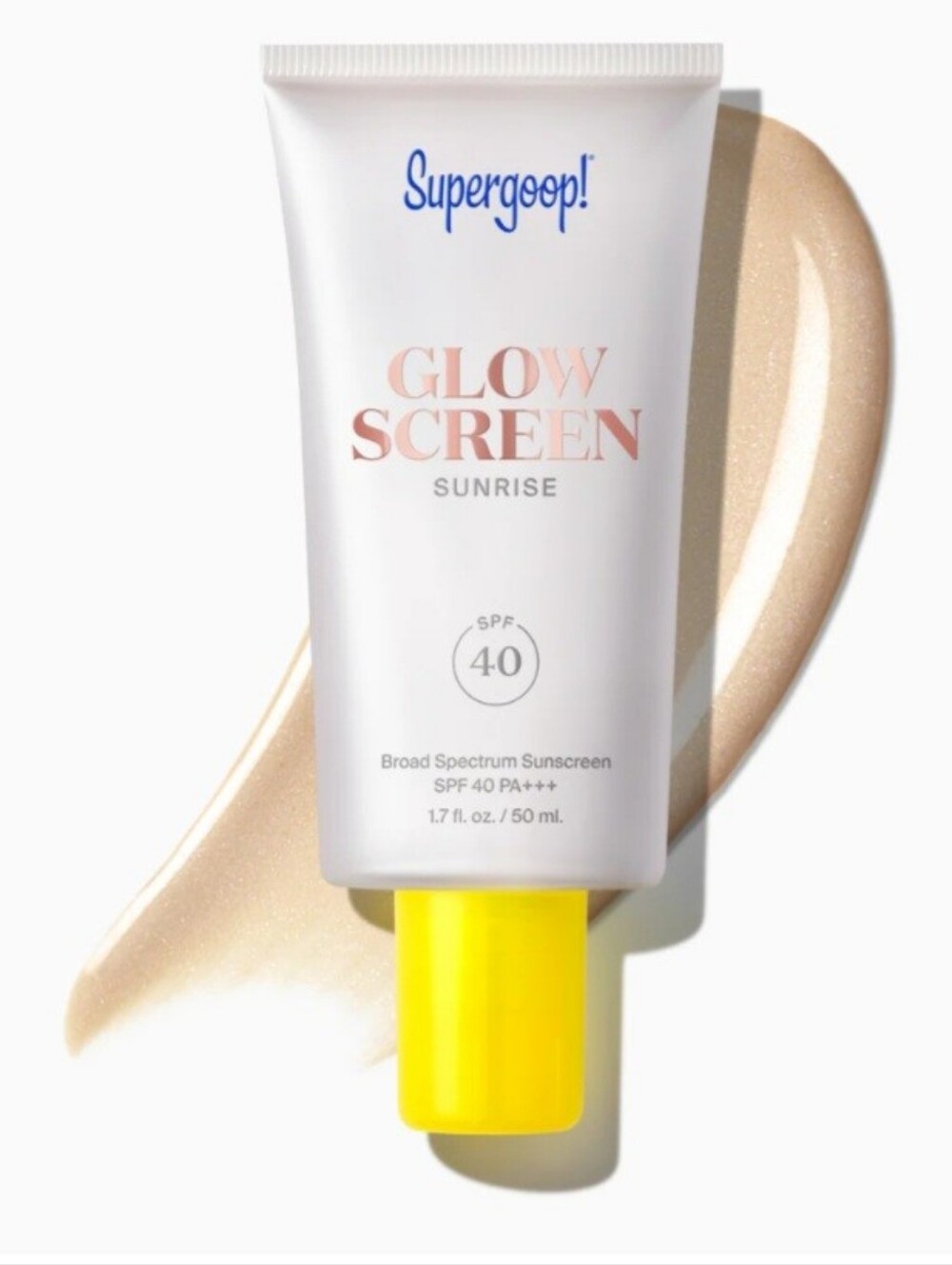 Supergoop!  Glowscreen SPF 40 in DAWN~Pink Pearl Glow BNIB & Sealed 1.7oz